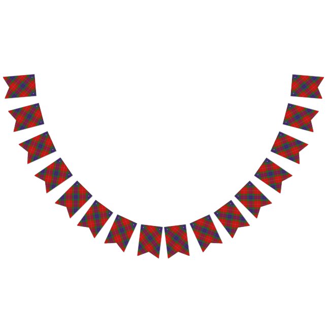 Skotsk klanFraser Tartan Vimplar (Alla)