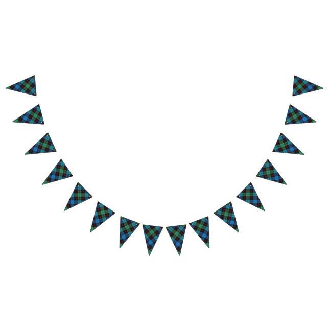 Skotsk klanGuthrie Tartan Vimplar (Alla)