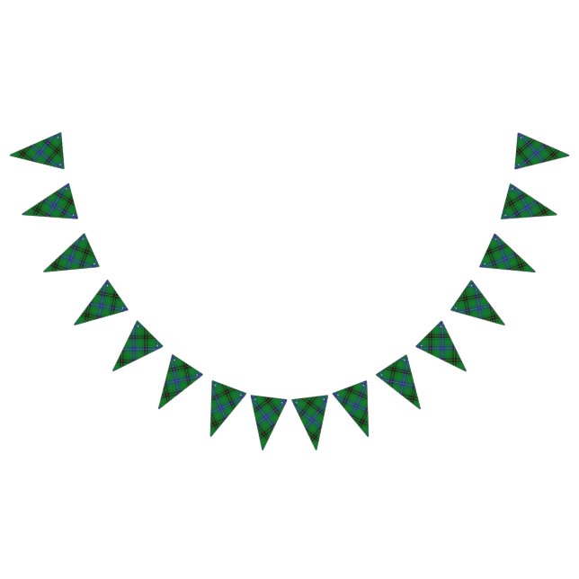 Skotsk klanHenderson Tartan Vimplar (Alla)