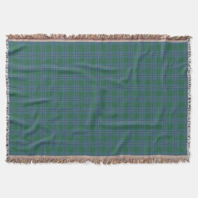 Skotsk klanIrvine Irwin Tartan Filt (Framsidan)