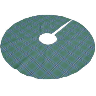 Skotsk klanIrvine Irwin Tartan Julgransmatta Borstad Polyester