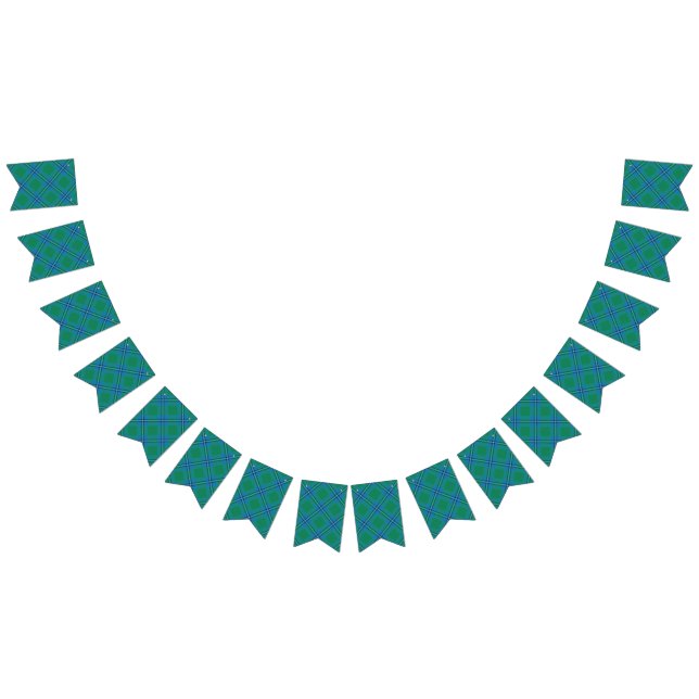 Skotsk klanIrvine Irwin Tartan Vimplar (Alla)