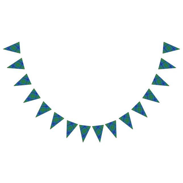 Skotsk klanJohnstone Johnston Tartan Vimplar (Alla)