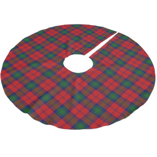 Skotsk klanLindsay Lindsey Tartan Julgransmatta Borstad Polyester
