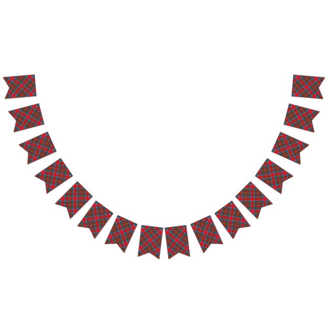 Skotsk klanMacBean MacBain Tartan Vimplar (Alla)