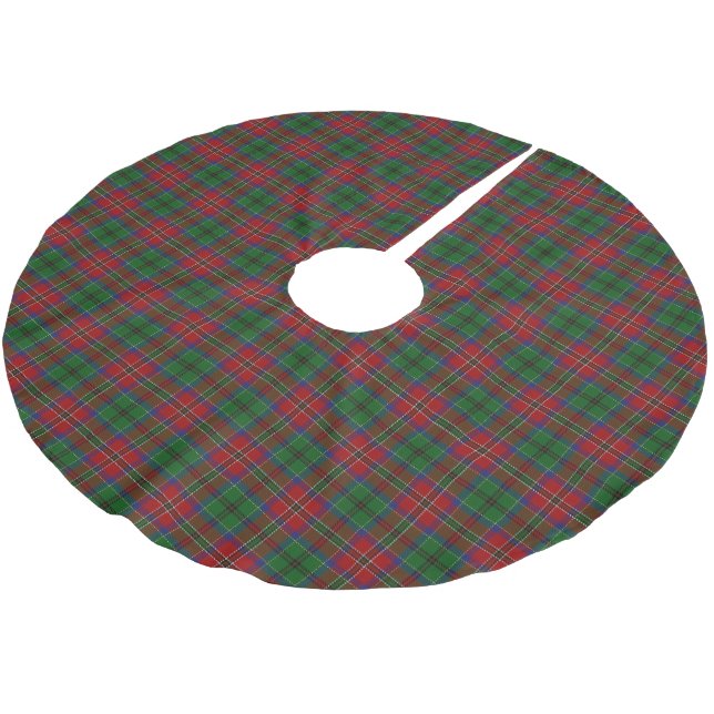 Skotsk klanMacCulloch Tartan Julgransmatta Borstad Polyester (Vinklad)