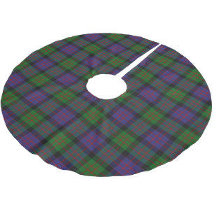 Skotsk klanMacDonald Donald Tartan Julgransmatta Borstad Polyester
