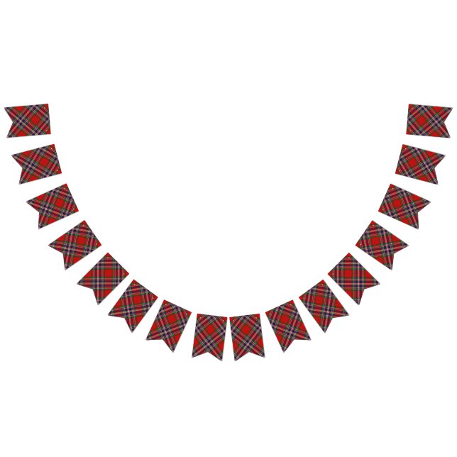 Skotsk klanMacFarlane Tartan Vimplar (Alla)