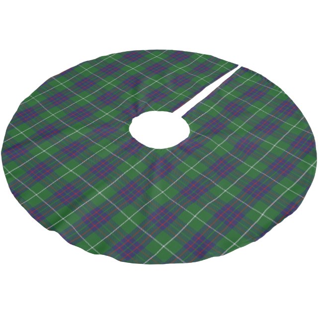 Skotsk klanMacIntyre Tartan Julgransmatta Borstad Polyester (Vinklad)