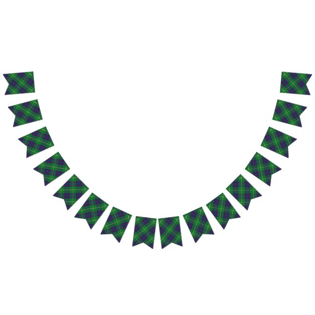 Skotsk klanMacIntyre Tartan Vimplar (Alla)