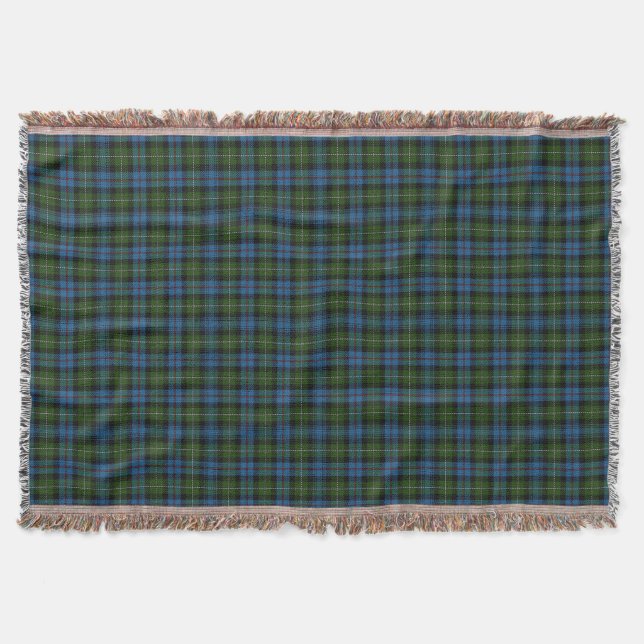 Skotsk klanMacKenzie Tartan Filt (Framsidan)