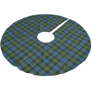 Skotsk klanMacKenzie Tartan Julgransmatta Borstad Polyester