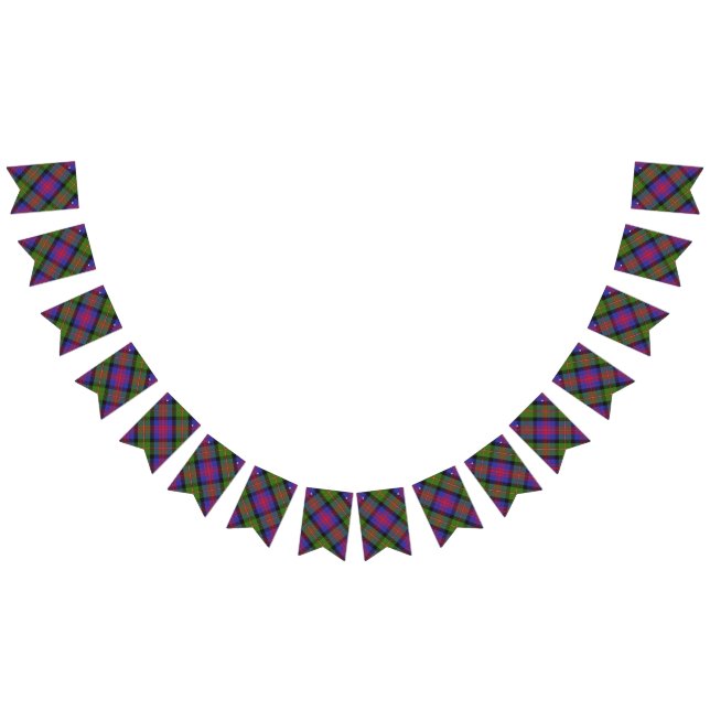 Skotsk klanMacLennan Tartan Vimplar (Alla)