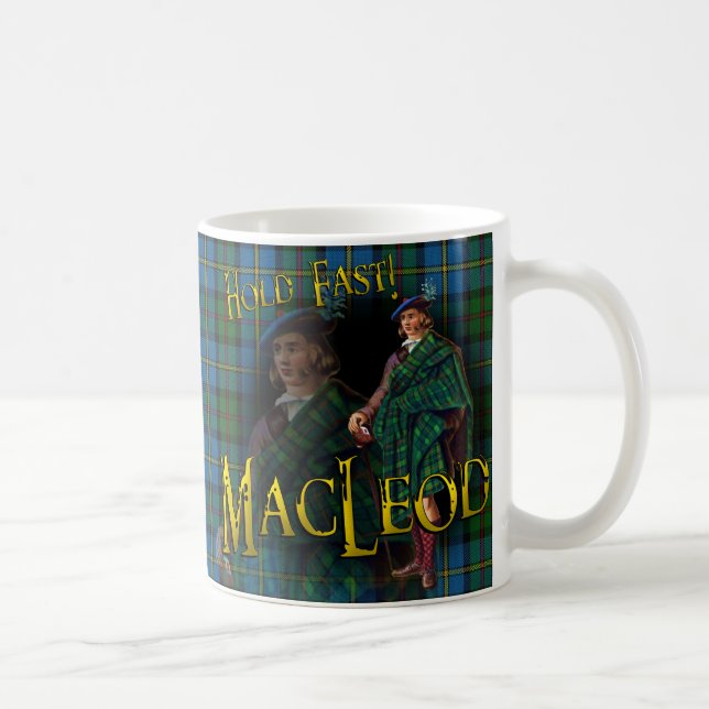 Skotsk klanMacLeod Tartan Kaffemugg (Höger)