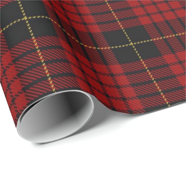 Skotsk klanMacQueen Tartan Presentpapper (Rullad Hörn)