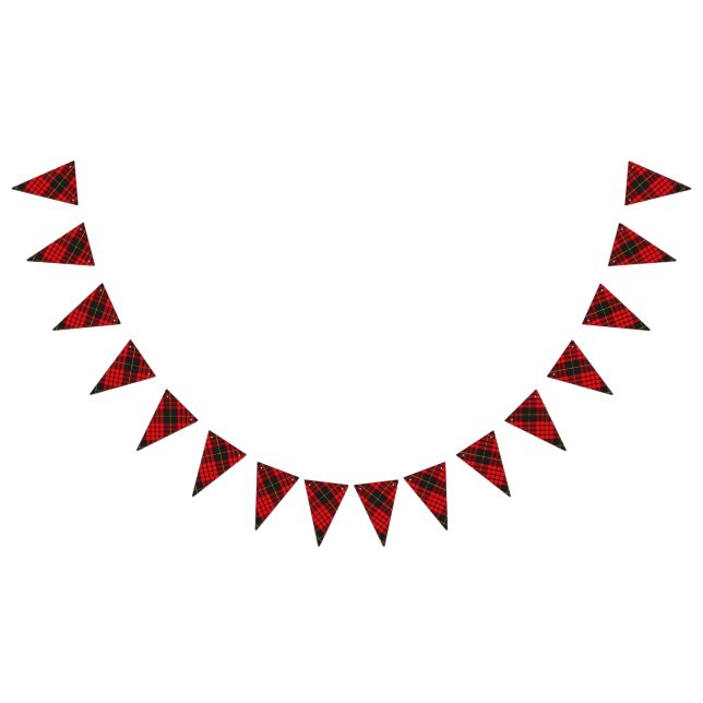 Skotsk klanMacQueen Tartan Vimplar (Alla)