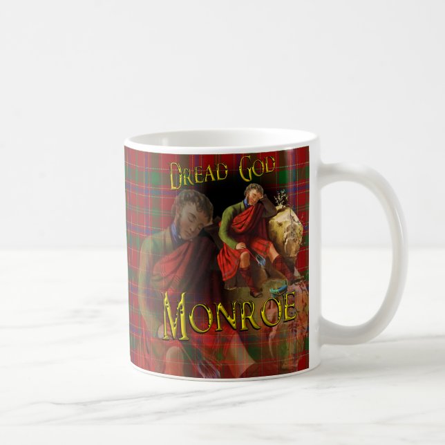 Skotsk klanMonroe Munro Tartan Kaffemugg (Höger)