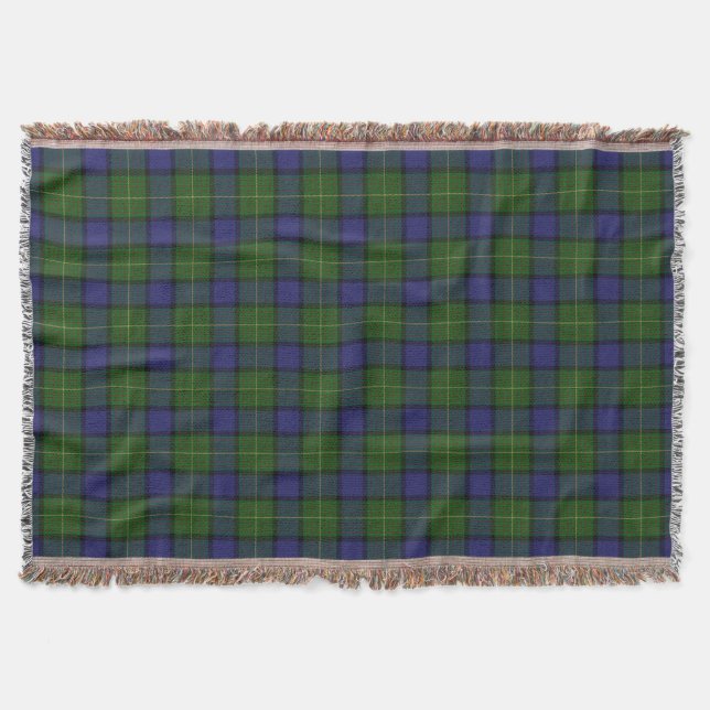 Skotsk klanMuir Tartan Filt (Framsidan)