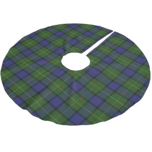 Skotsk klanMuir Tartan Julgransmatta Borstad Polyester