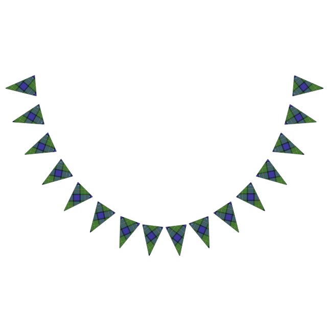 Skotsk klanMuir Tartan Vimplar (Alla)