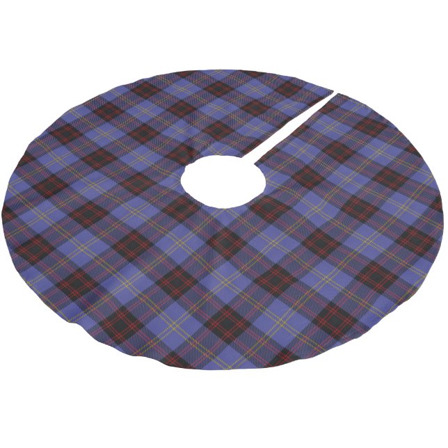 Skotsk klanRutherfordTartan Julgransmatta Borstad Polyester (Vinklad)