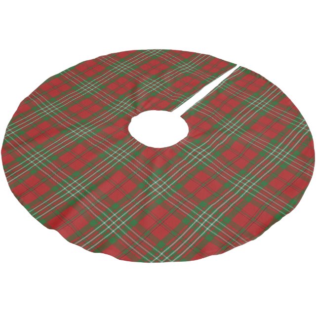 Skotsk klanScott Tartan Julgransmatta Borstad Polyester (Vinklad)