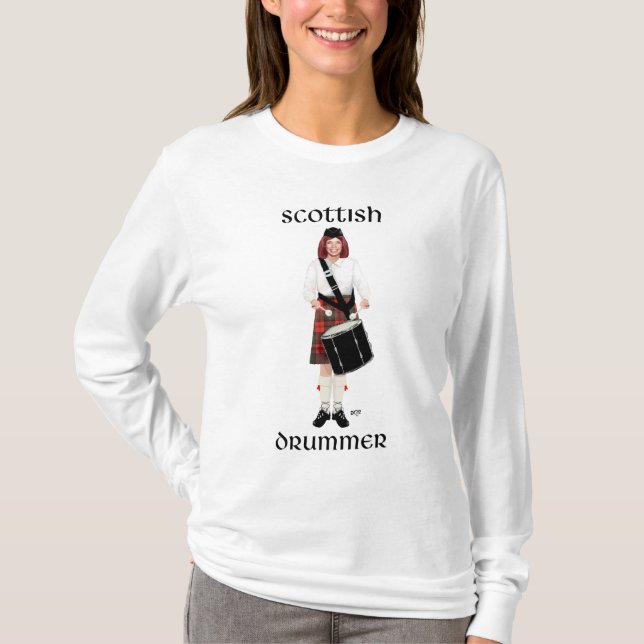 Skotsk Lassie - Tenortrumma Tee (Framsida)
