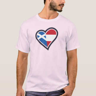 Skotsk österrikiskt hjärta – Älska Skottland och Ö T Shirt