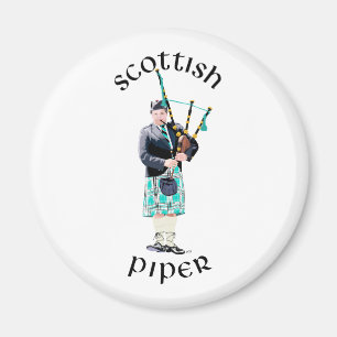 Skotsk Piper - Turkos Magnet