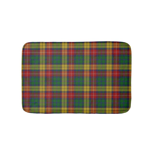 Skotsk pläd för klanBuchanan Tartan Badrumsmatta (Framsidan)