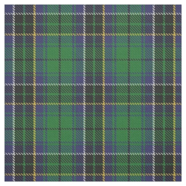 Skotsk pläd för klanMacAlpine MacAlpin Tartan Tyg (Provkarta)