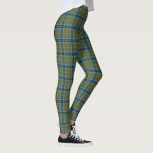 Skotsk pläd för Tartan för klanThompson jakt Leggings
