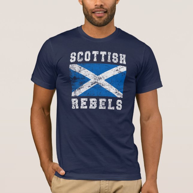 Skotsk rebellkläder T-shirt (Framsida)