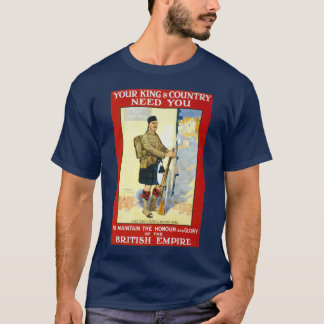 Skotsk rekrytering t-shirt