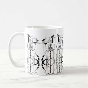 Skotsk Rennie Mackintosh inspirerad mugg