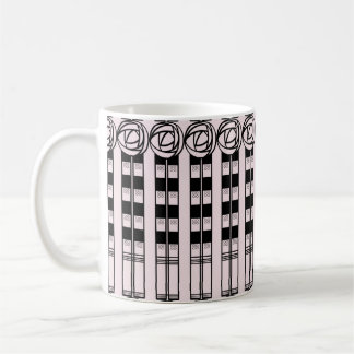 Skotsk Rennie Mackintosh inspirerad romugg Kaffemugg