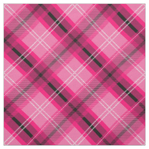 Skotsk rosa plaid, diagonaltyg tyg