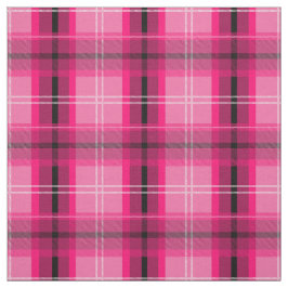 Skotsk rosa plaid, tyg