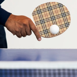 Skotsk rutmönster pingisracket