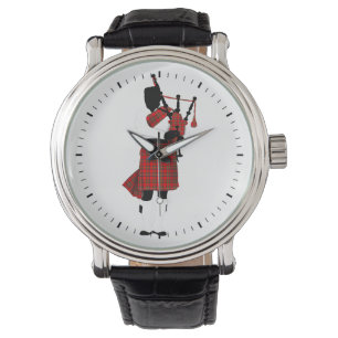 Skotsk säckpipa armbandsur