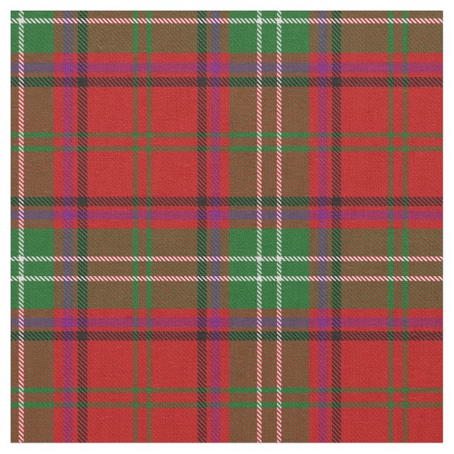 Skotsk Seton plädTartan Tyg (Närbild)