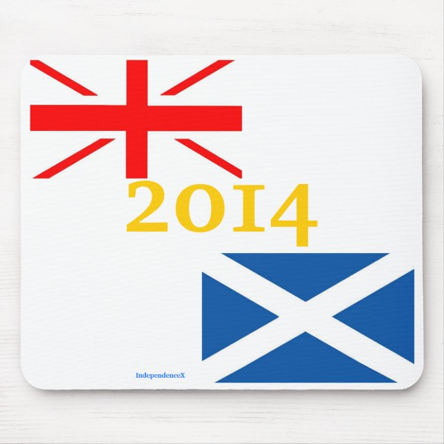 Skotsk självständighet Mousemat 2014 Musmatta (Framsidan)