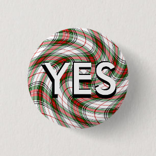 Skotsk självständighet Pinback för skraj Tartan Knapp