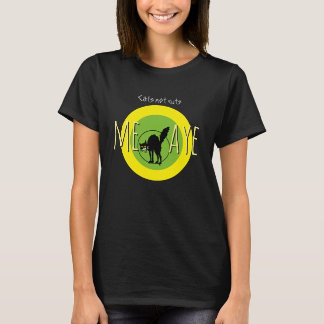 Skotsk självständighetAye Sabo katt T-shirt (Framsida)