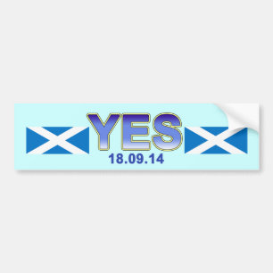 Skotsk självständighetIndy Saltire bildekal