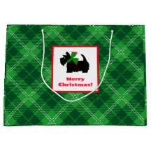 Skotsk skräckare god jul plaid