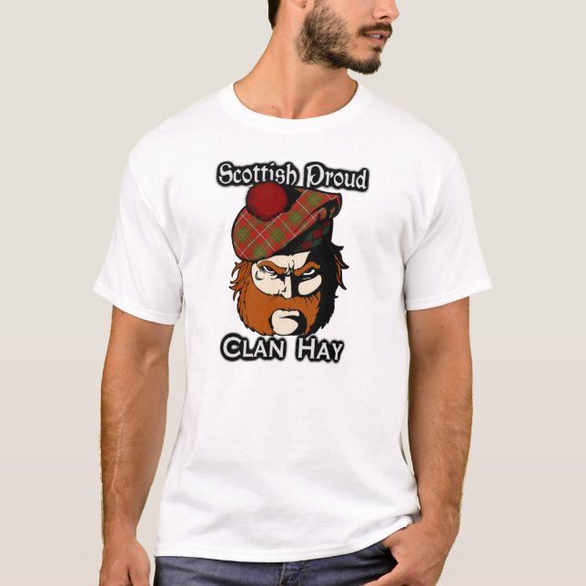 Skotsk stolt klanhöTartan T-shirt (Framsida)