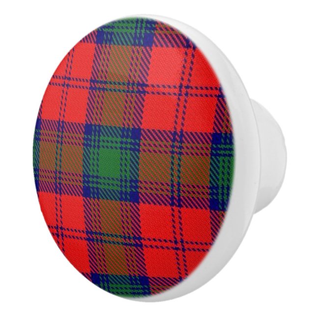 Skotsk storslagenhet Clan Lindsay Tartan Plaid Knopp (Höger)