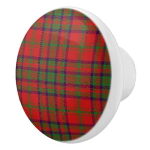 Skotsk storslagenhet Clan Matheson Tartan Plaid Knopp