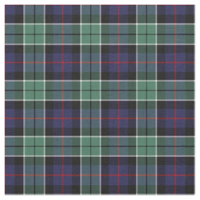 Skotsk Syme plädTartan Tyg (Närbild)